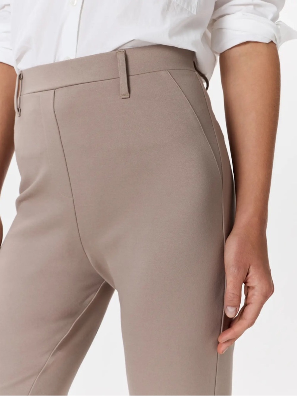 Quince Ultra-Stretch Ponte Straight Leg Pants - Picture 5 of 7